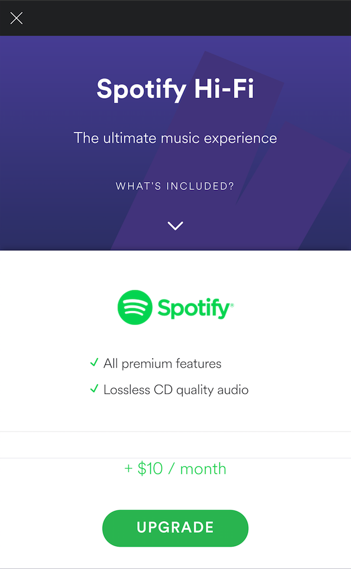 Spotify Hi-Fi