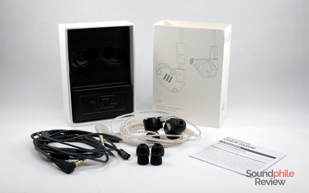 KZ ZS6 review: packaging and accessories