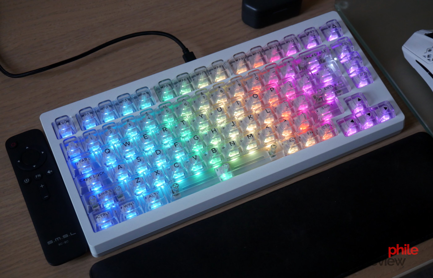 The KiiBoom Moonshadow 81 has full RGB LEDs.