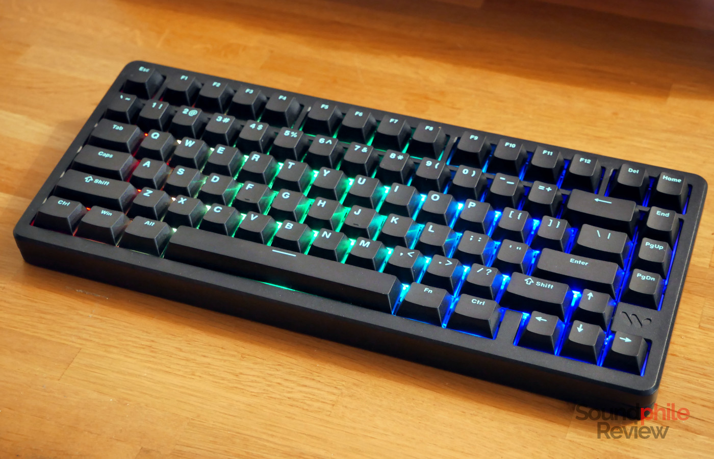 The Womier SK75 TMR has RGB lighting