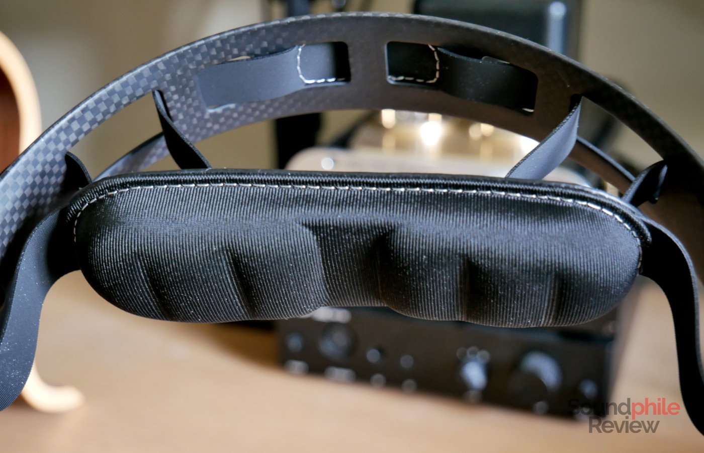 The HEDD HEDDphone Two GT's headband has some rather bumpy bits.