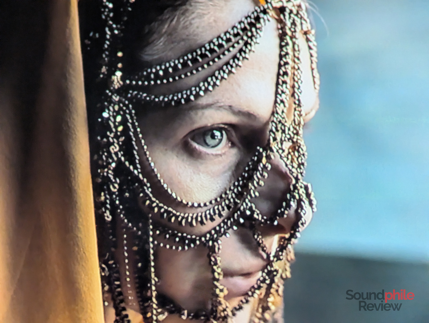 Still from the movie "Dune" showing the detail level offered by the projector.
